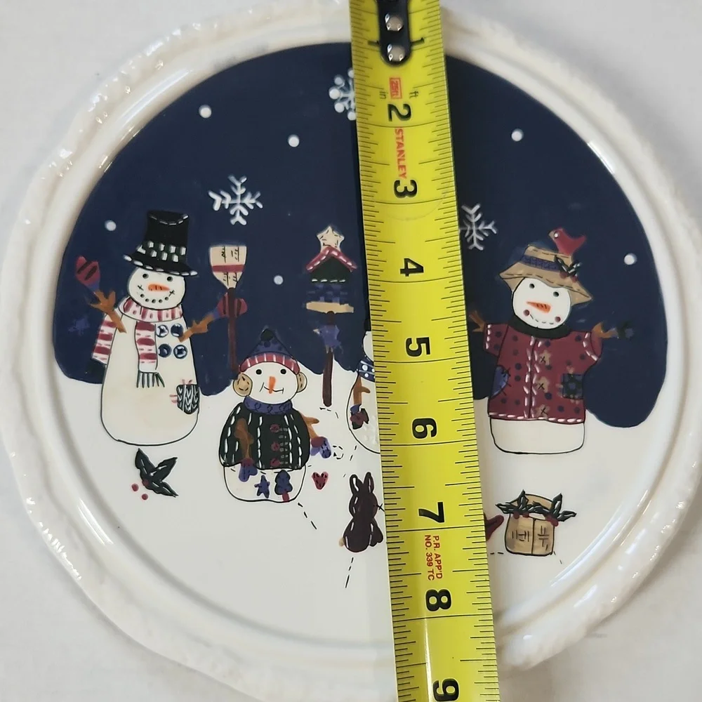 Snowman Ceramic Trivet